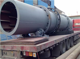 發(fā)往周口的粉煤灰烘干機裝