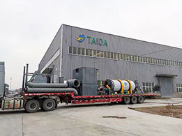 四川白酒糟烘干機發(fā)貨現場