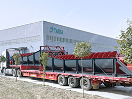 兩臺10t/h的螺旋洗砂機(jī)發(fā)往