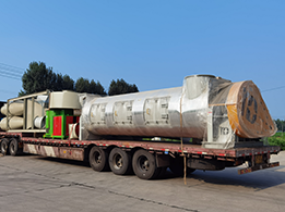 時(shí)產(chǎn)4噸風(fēng)掃烘干機(jī)發(fā)往遼寧