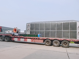 五層蒸汽網(wǎng)帶干燥機(jī)發(fā)往河